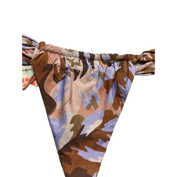 NWT Stone Fox Swim Lele Knotted Top & Bijou Bottoms SET In Pastel Petal … - Picture 3 of 9